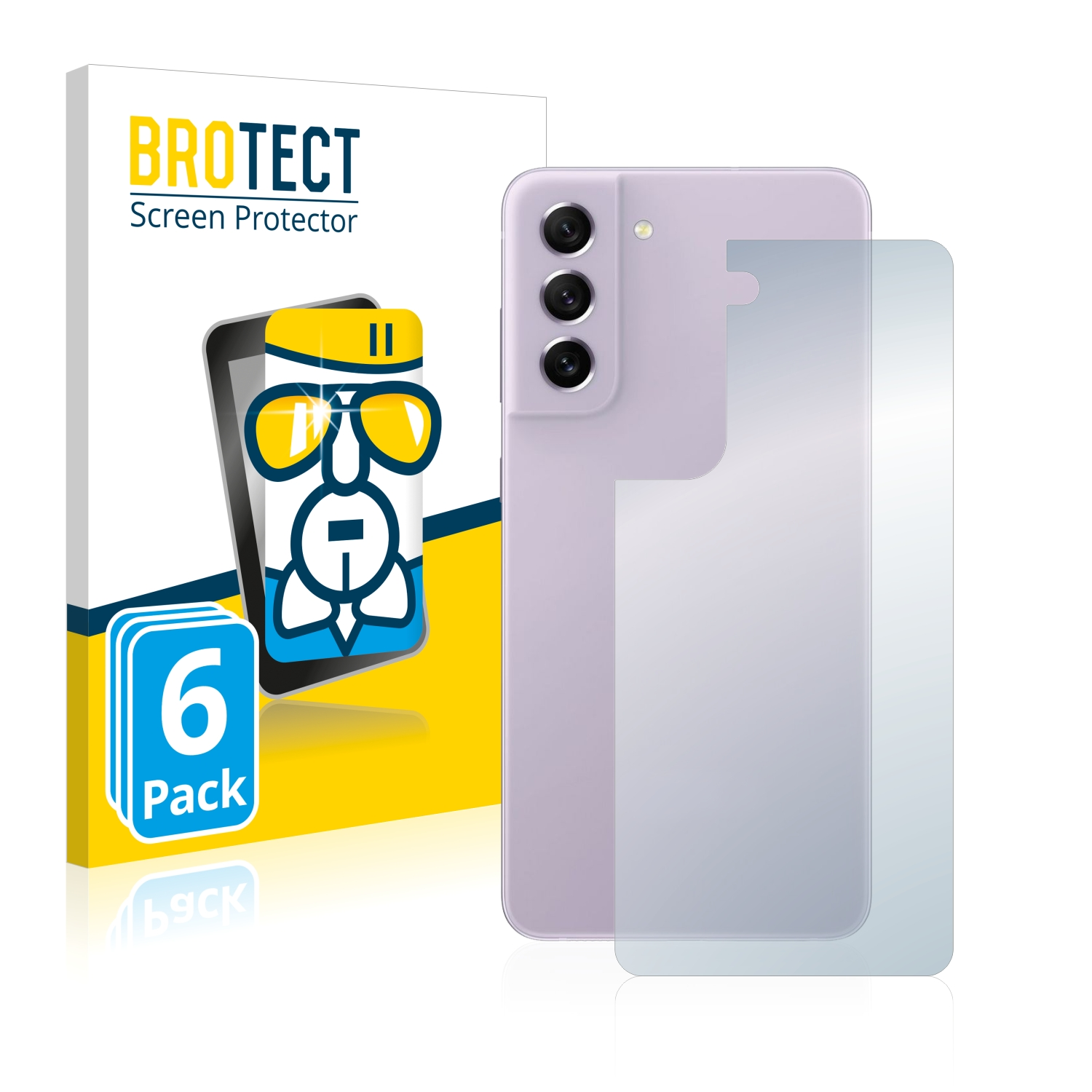 FE Galaxy Samsung Airglass 5G) S21 klare 6x Schutzfolie(für BROTECT
