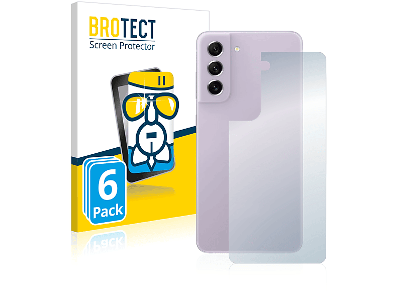FE Galaxy Samsung Airglass 5G) S21 klare 6x Schutzfolie(für BROTECT