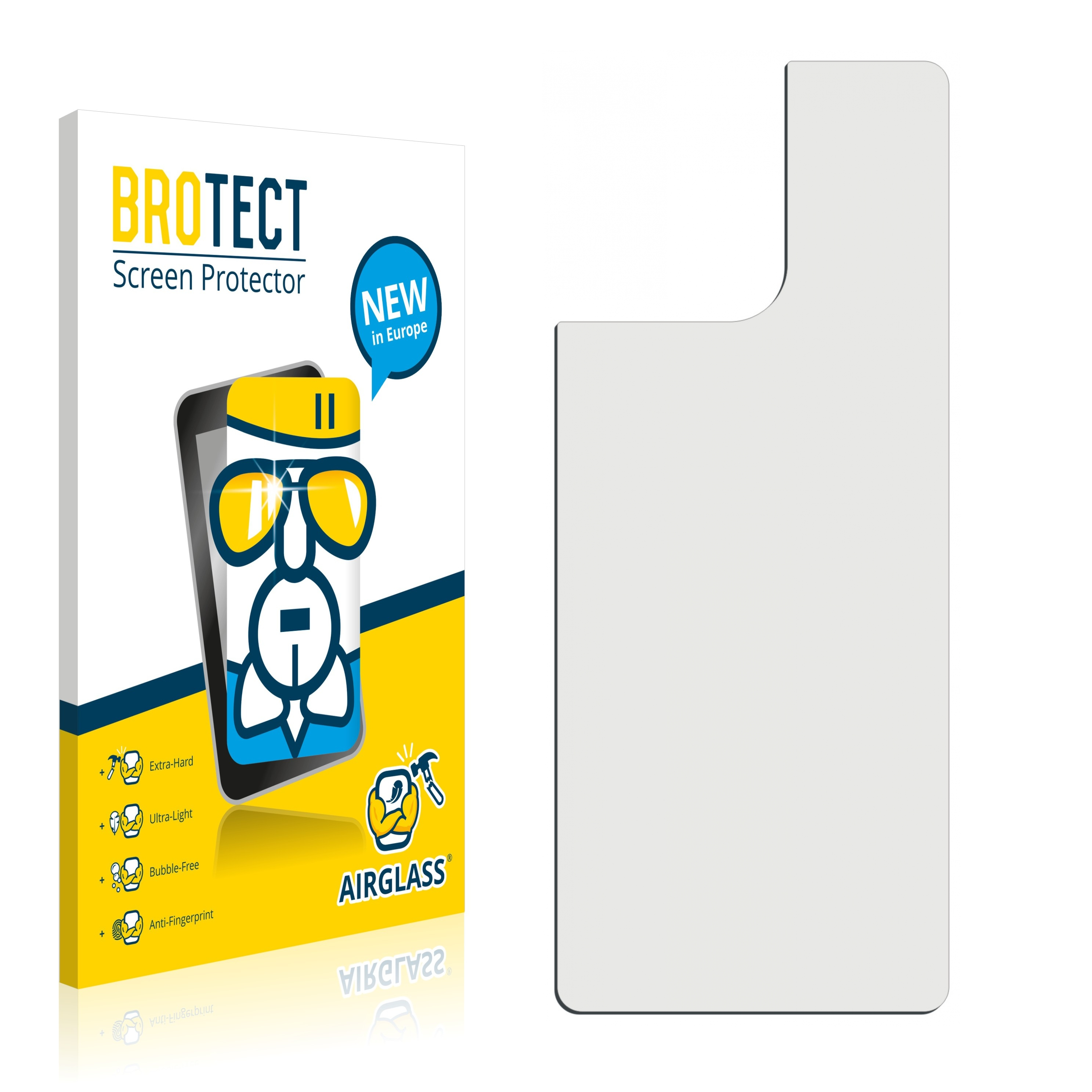 BROTECT Airglass klare X3 Schutzfolie(für Oppo (Rückseite)) Pro Find