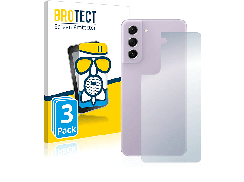 BROTECT 3x Airglass matte Schutzfolie(für Samsung Galaxy S21 FE 5G)