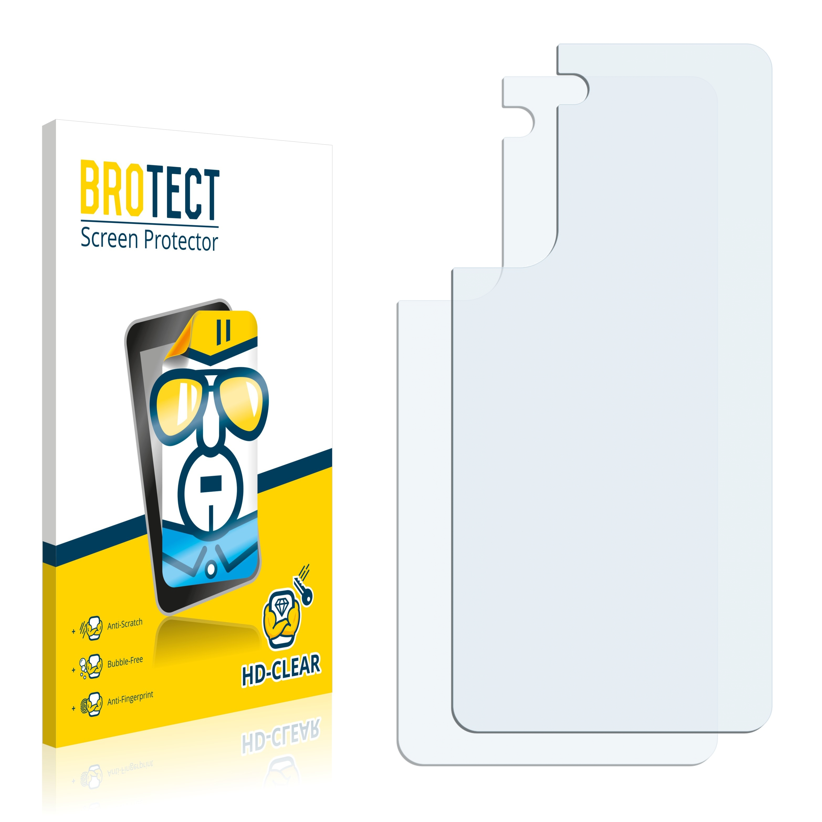 BROTECT 2x klare Schutzfolie(für Samsung S21 Galaxy FE 5G)