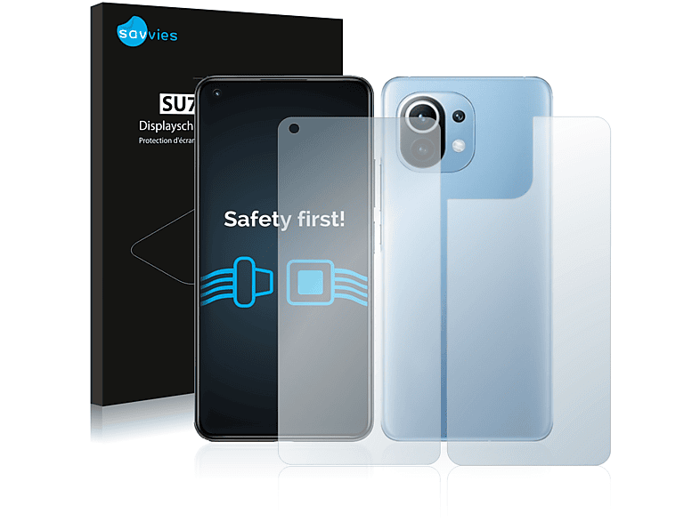 SAVVIES 18x klare 11 Lite Xiaomi Mi 5G) Schutzfolie(für