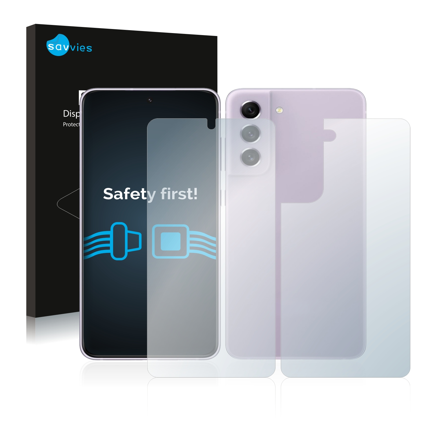 SAVVIES S21 5G) FE klare Galaxy Schutzfolie(für 18x Samsung