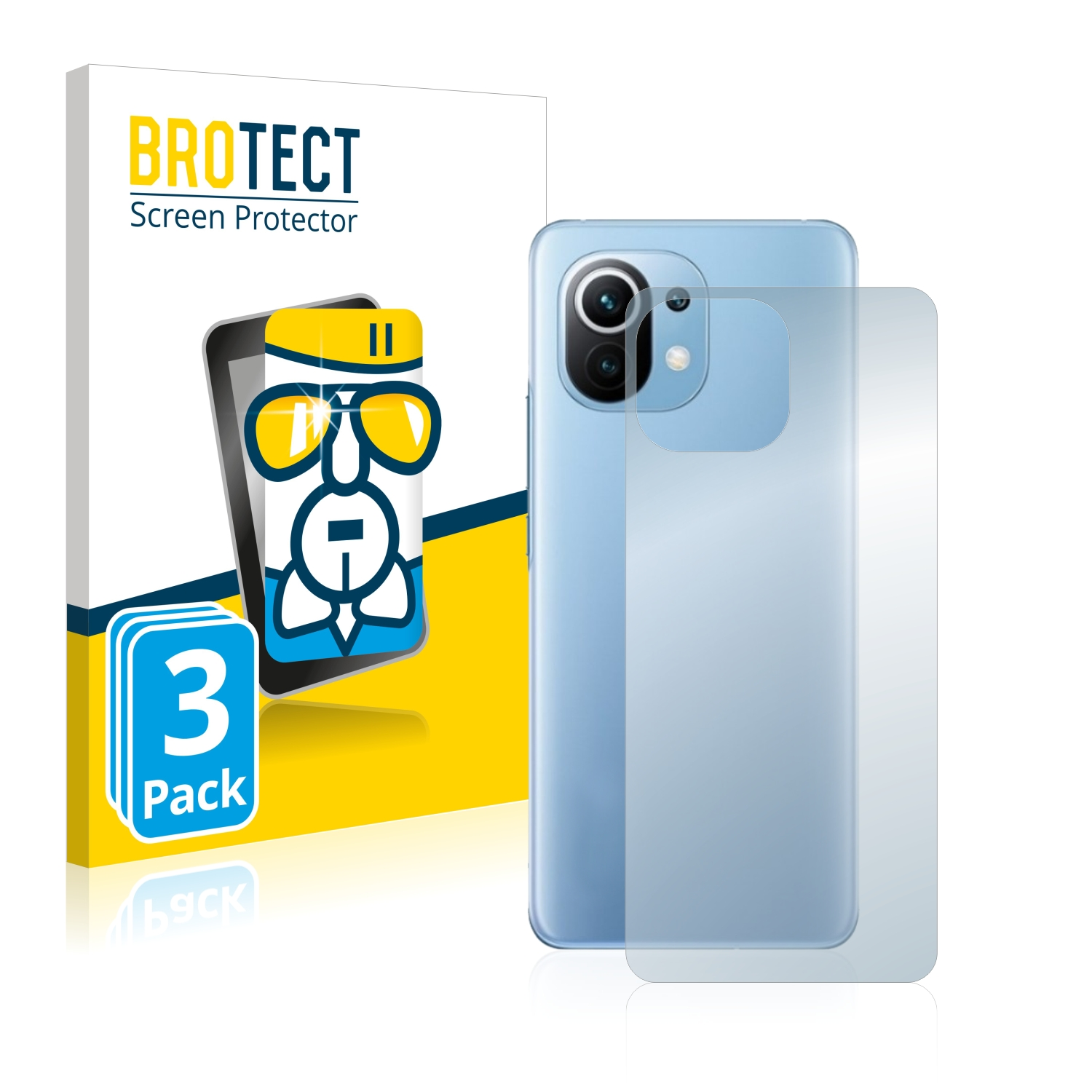 BROTECT 3x Airglass klare Schutzfolie(für Xiaomi Lite) 11 Mi
