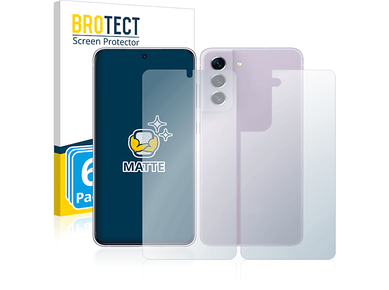 BROTECT 6x matte Schutzfolie(für Samsung Galaxy S21 FE 5G)