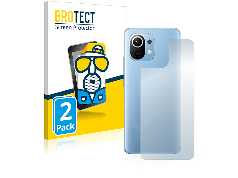 BROTECT 2x matte Schutzfolie(für Xiaomi Mi 11 Lite 5G)