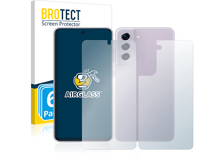 BROTECT 6x Airglass S21 5G) FE Schutzfolie(für Samsung klare Galaxy