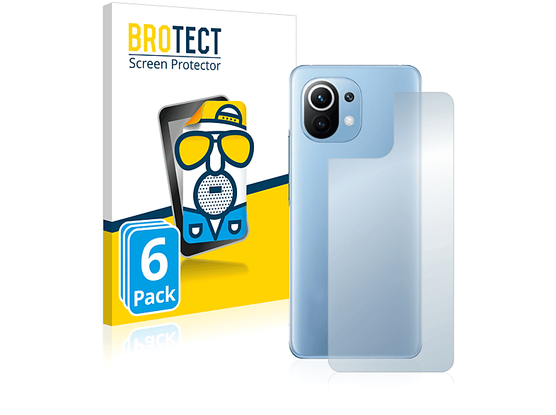 BROTECT 6x matte Schutzfolie(für Xiaomi Mi 11 Lite 5G)