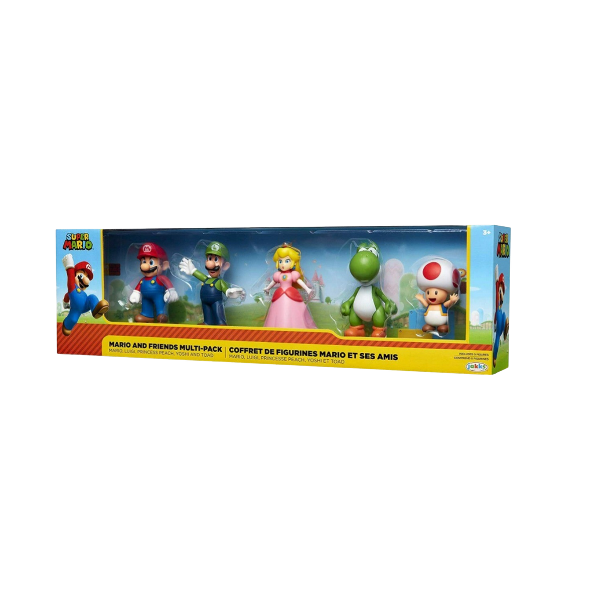 Super Mario - Mario cm) & Friends (5 à Figuren Multi-Pack 6,5