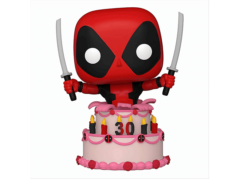 Deadpool Deadpool 30th Marvel Anniversary Cake - in POP