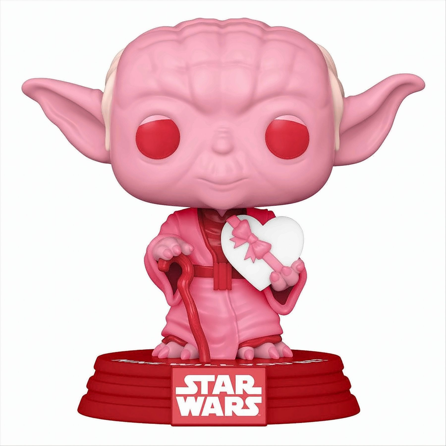 Yoda Wars Valentines mit Star - Herz POP