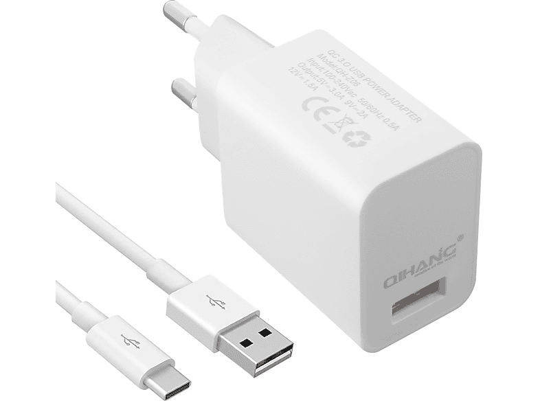 AVIZAR Netzteil, 3A USB-C Wand-Ladegerät Netzteile Universal, Weiß | Ladegeräte & Kabel