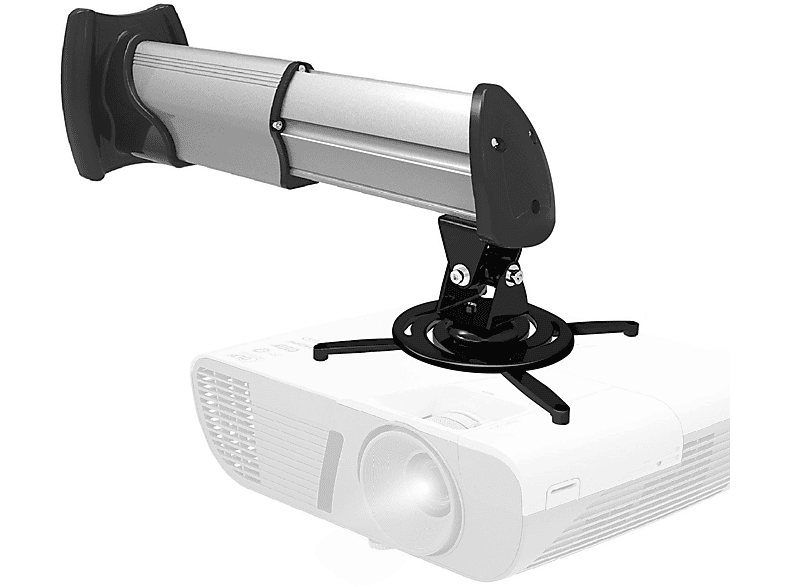 DURONIC PB10XM Beamer Halterung | Universal Projektor Wandhalterung | dreh und schwenkbar | Traglast 15 kg Beamerhalterung