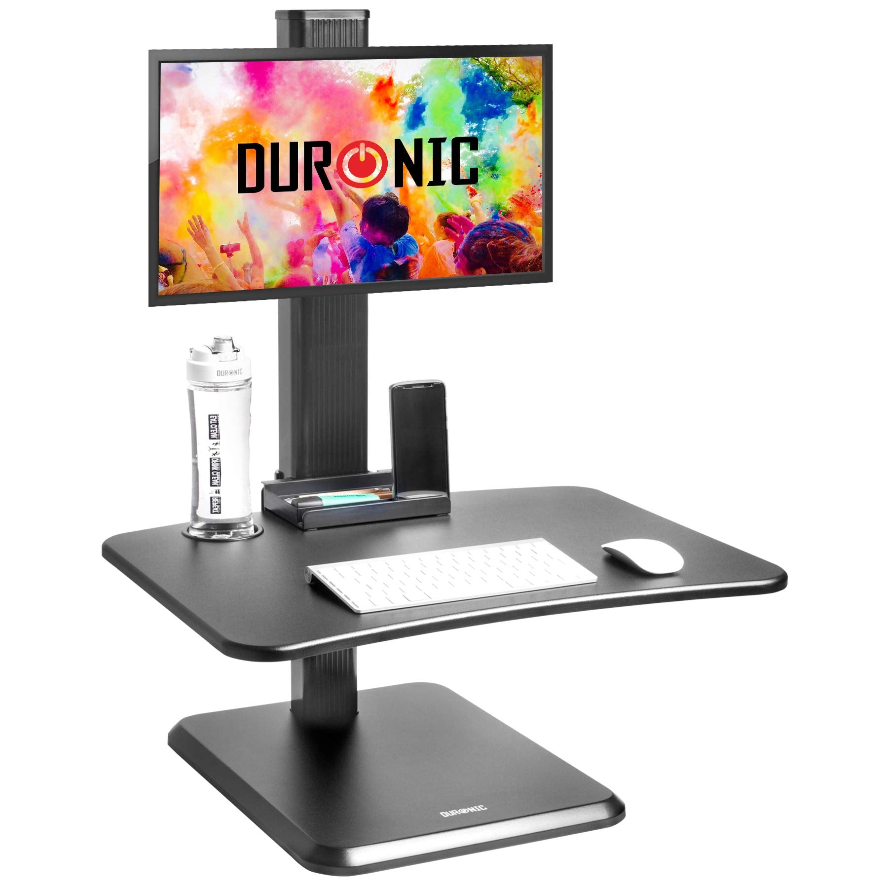 DURONIC DM05D14 Workstation Schreibtisch bis | Tisch Höhenverstellbar Monitorarm Höhenverstellbarer cm 116 72 | | Sitz-Steh