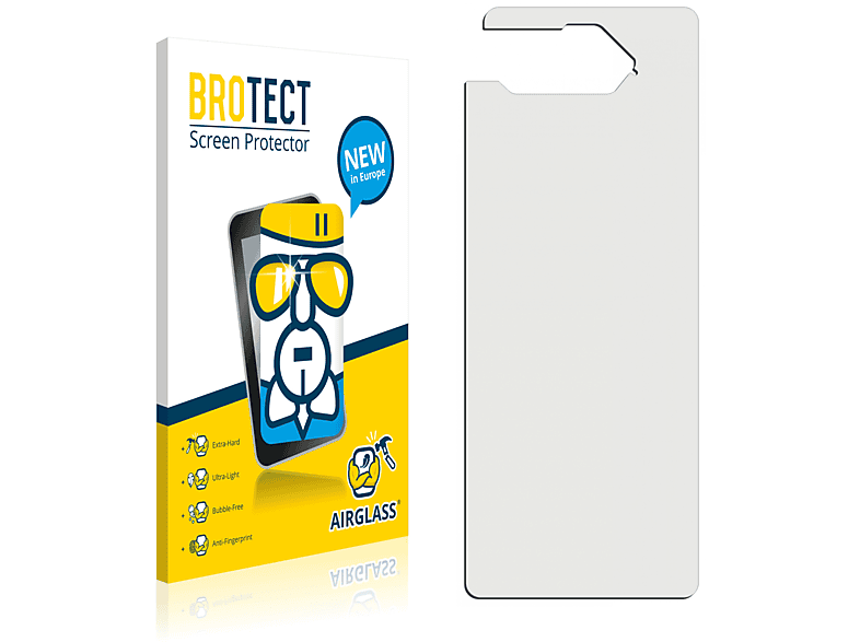 BROTECT Airglass klare Schutzfolie(für Asus ROG Phone 5 (Rückseite))