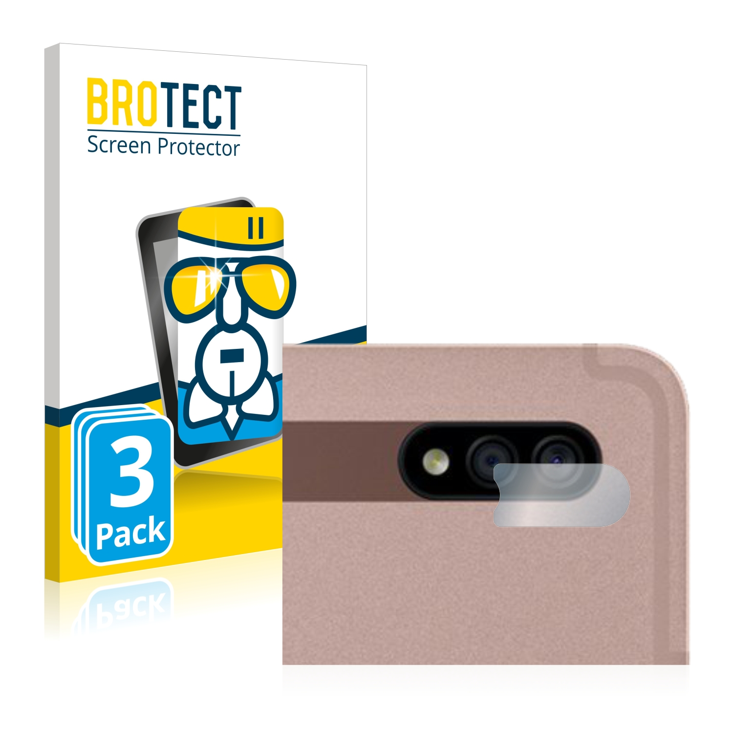 BROTECT 3x Airglass klare Schutzfolie(für Galaxy Samsung S7 WiFi Tab 2020) Plus