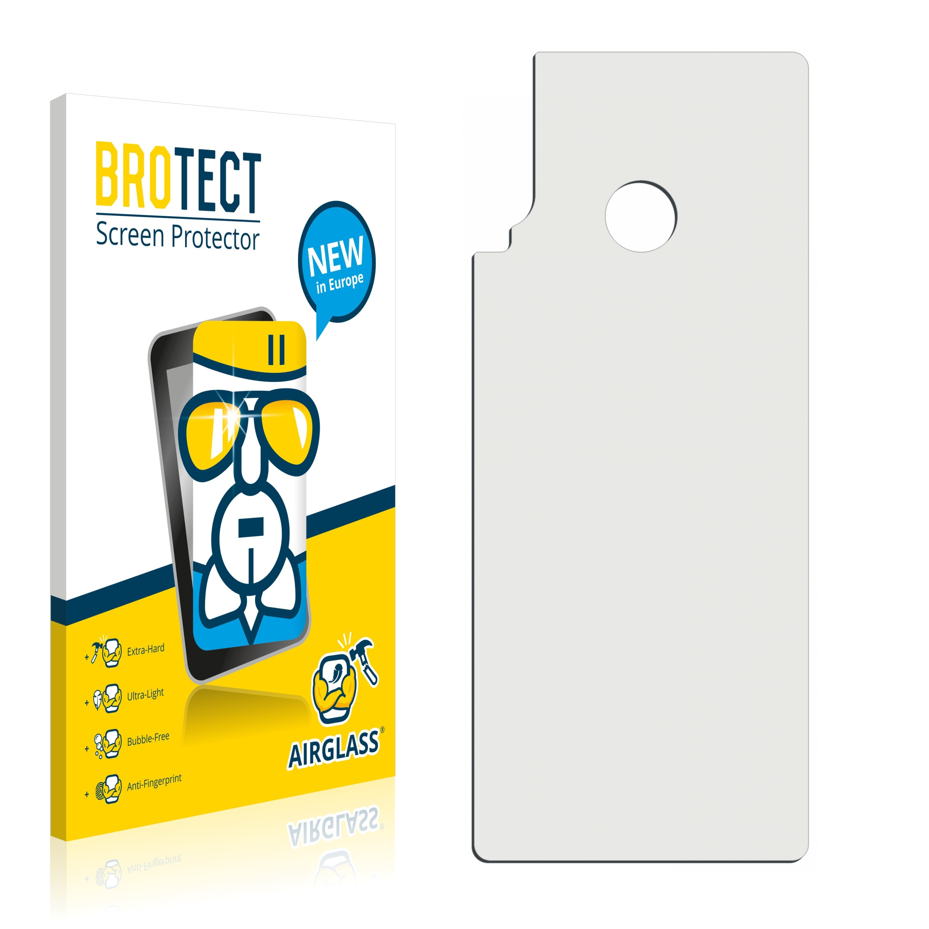 BROTECT P30 lite (Rückseite)) Huawei klare Airglass Schutzfolie(für