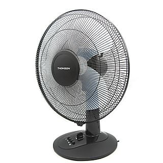 Ventilador sobremesa - THOMSON THVEL540E, 55 W, 3 velocidades, Negro