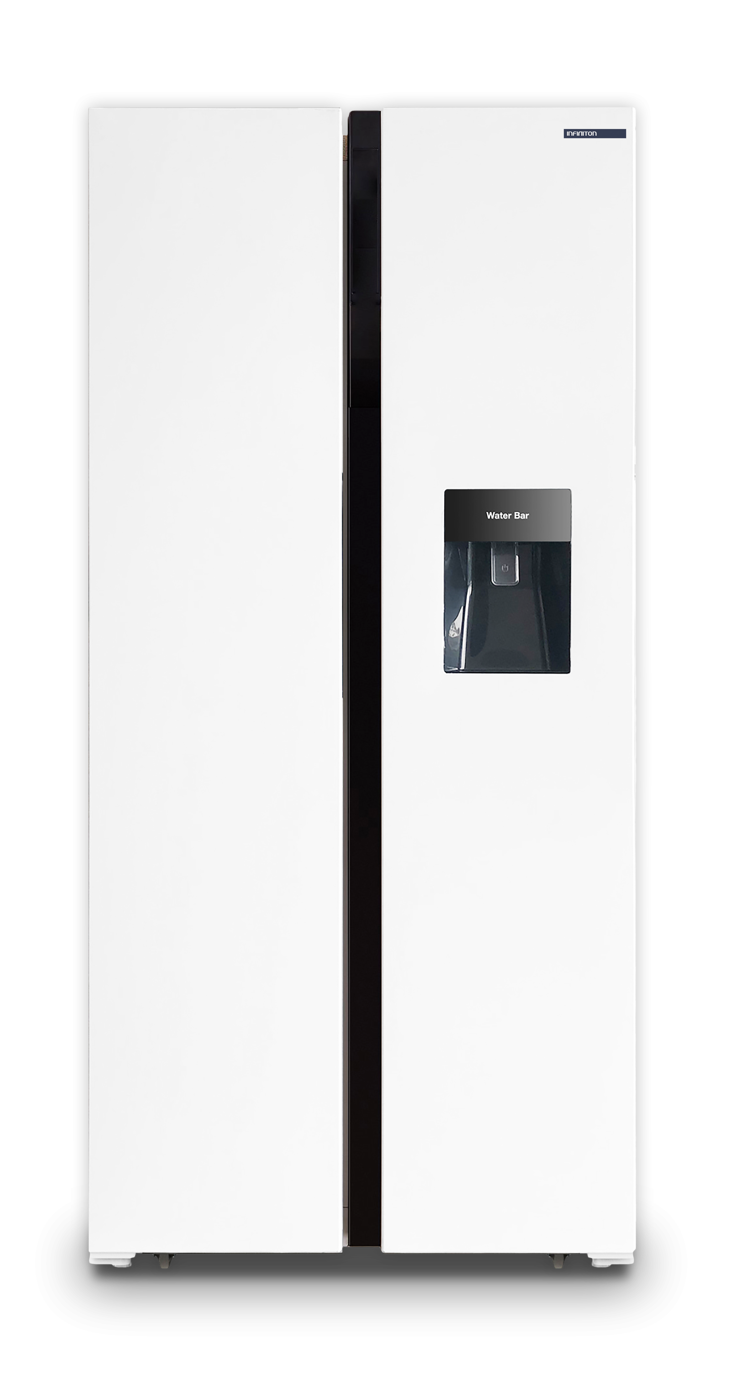 Infiniton Sbsa172bd Americano blanco alto 178cm 432 litros dispensador de agua no frost