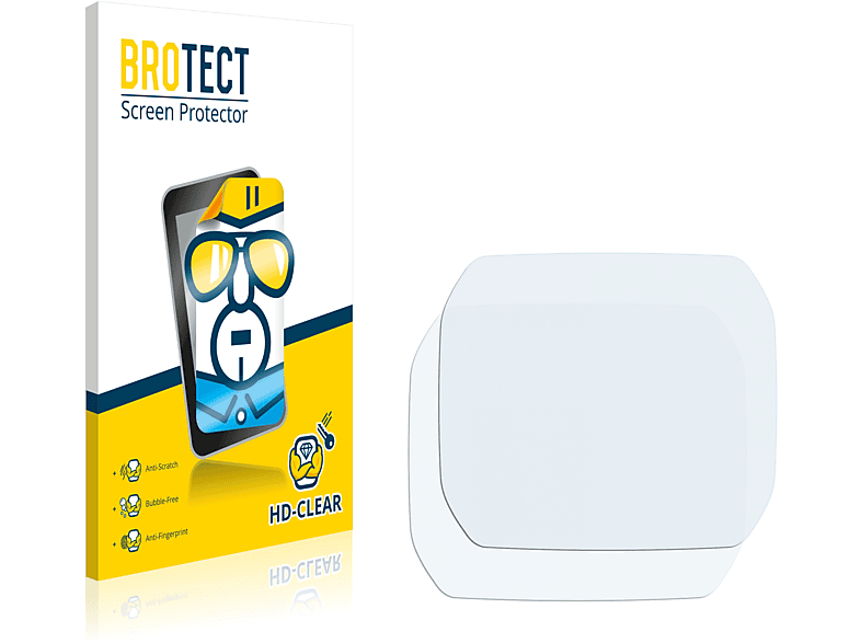 BROTECT 2x klare Schutzfolie(für A168WA-1YES) Unisex Casio
