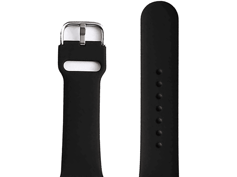 LOOKIT 38-0122BSAP-SW Ersatzband  passend für Apple Watch (Länge / S), Ersatzarmband, Apple, Watch 38 mm, Watch 40 mm, Watch 41 mm, Schwarz