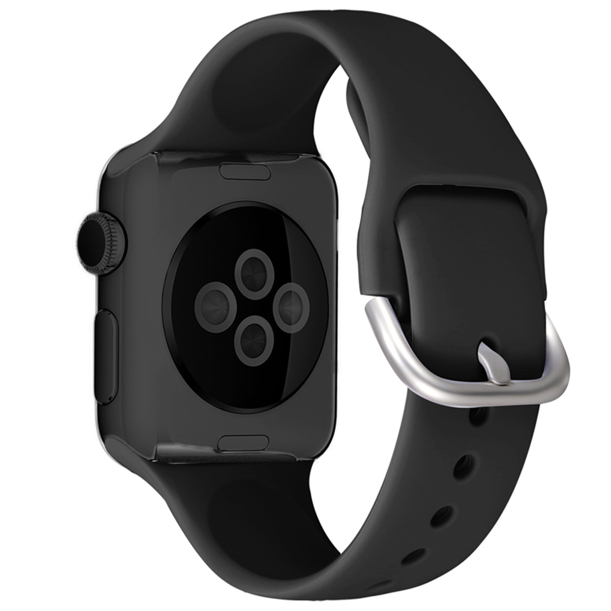 LOOKIT 38-0122BSAP-SW Ersatzband passend für Apple, Watch S), (Länge 40 Watch Schwarz 38 Apple mm, 41 Watch Ersatzarmband, / mm, Watch mm