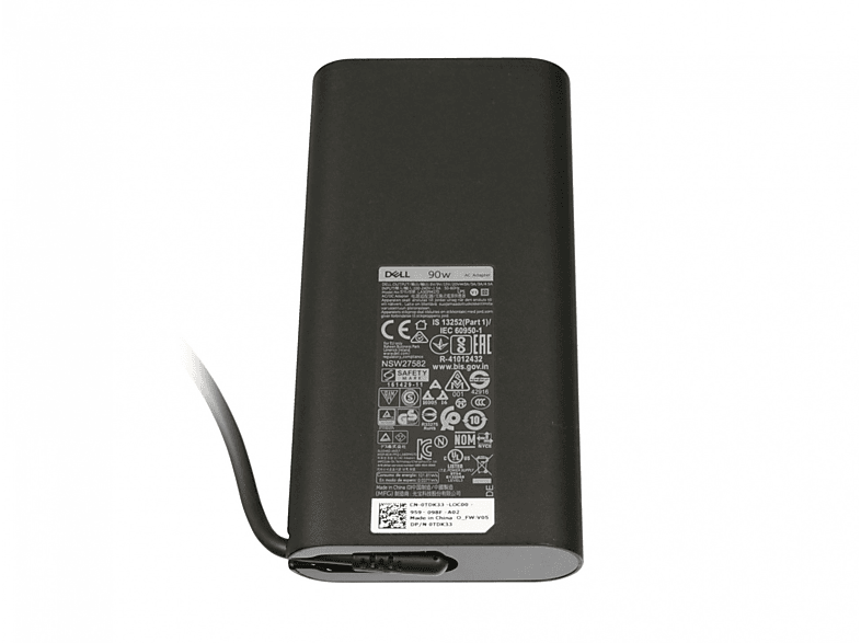 DELL 4GKXY abgerundetes Original USB-C Netzteil 90 Watt
