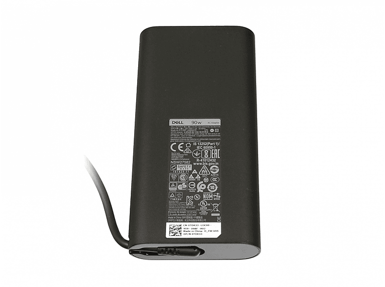DELL 0TDK33 abgerundetes Original Netzteil USB-C Watt 90