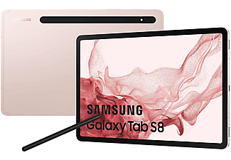 SAMSUNG Galaxy Tab S8, Tablet, 128 GB, 11 Zoll, rose