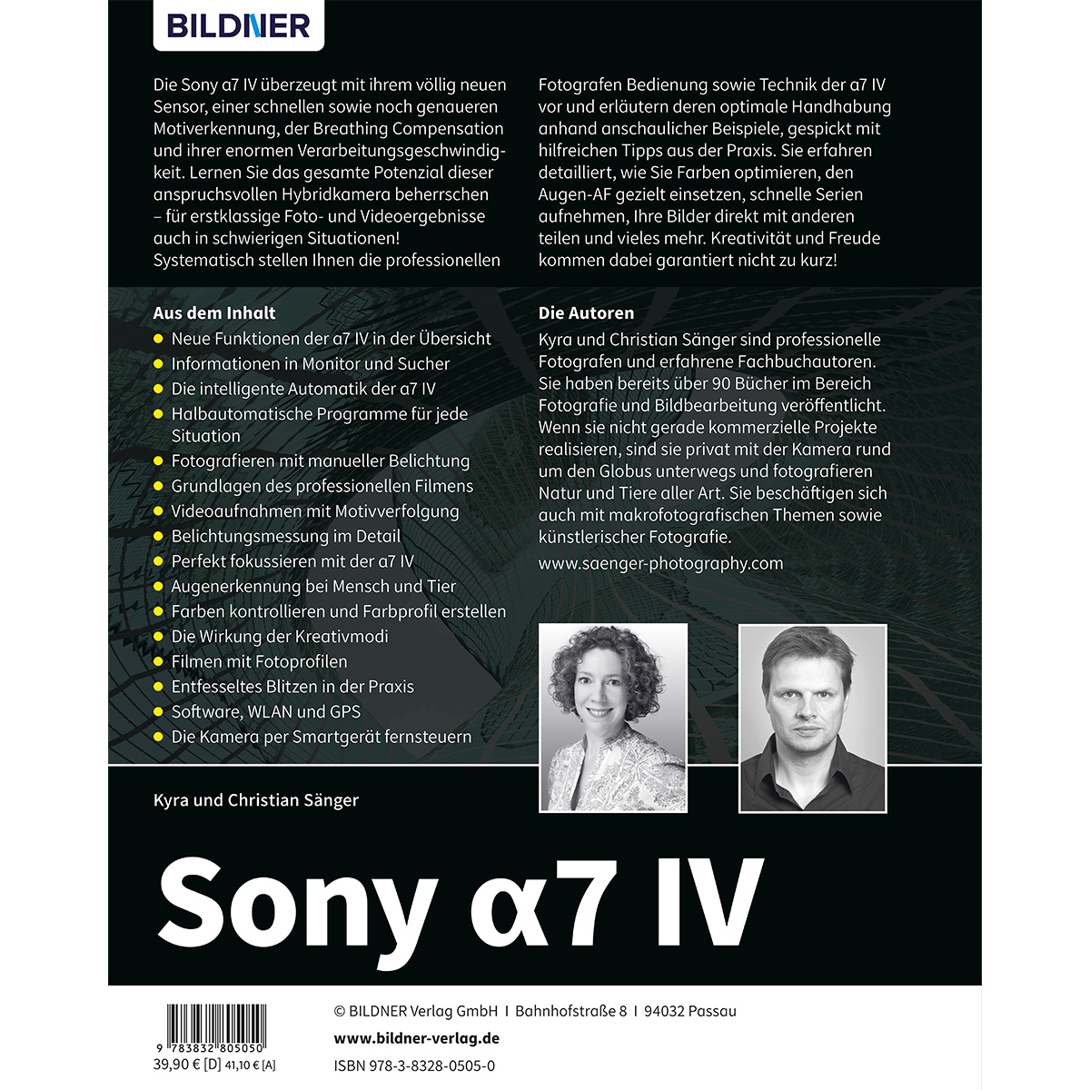Sony alpha Ihrer zu umfangreiche Das - Kamera! IV Praxisbuch 7