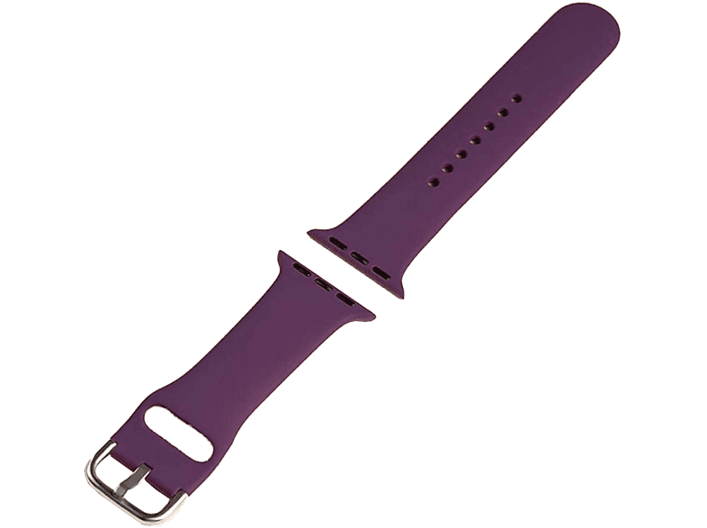 LOOKIT 38-0122BSAP-VIO Ersatzband  passend für Apple Watch (Länge / S), Ersatzarmband, Apple, Watch 38 mm, Watch 40 mm, Watch 41 mm, Violett