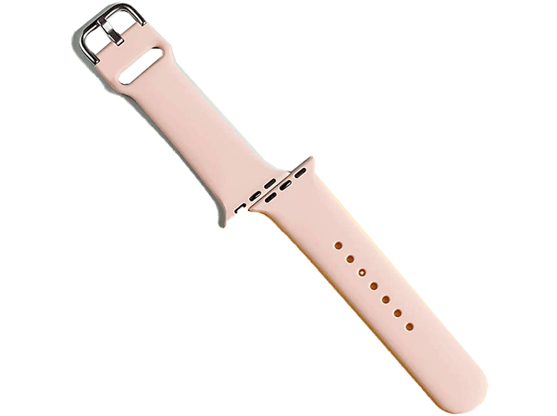 LOOKIT 42-0122BSAP-OR Ersatzband  passend für Apple Watch (Länge / L), Ersatzarmband, Apple, Watch 42mm/44mm/45mm, Orange