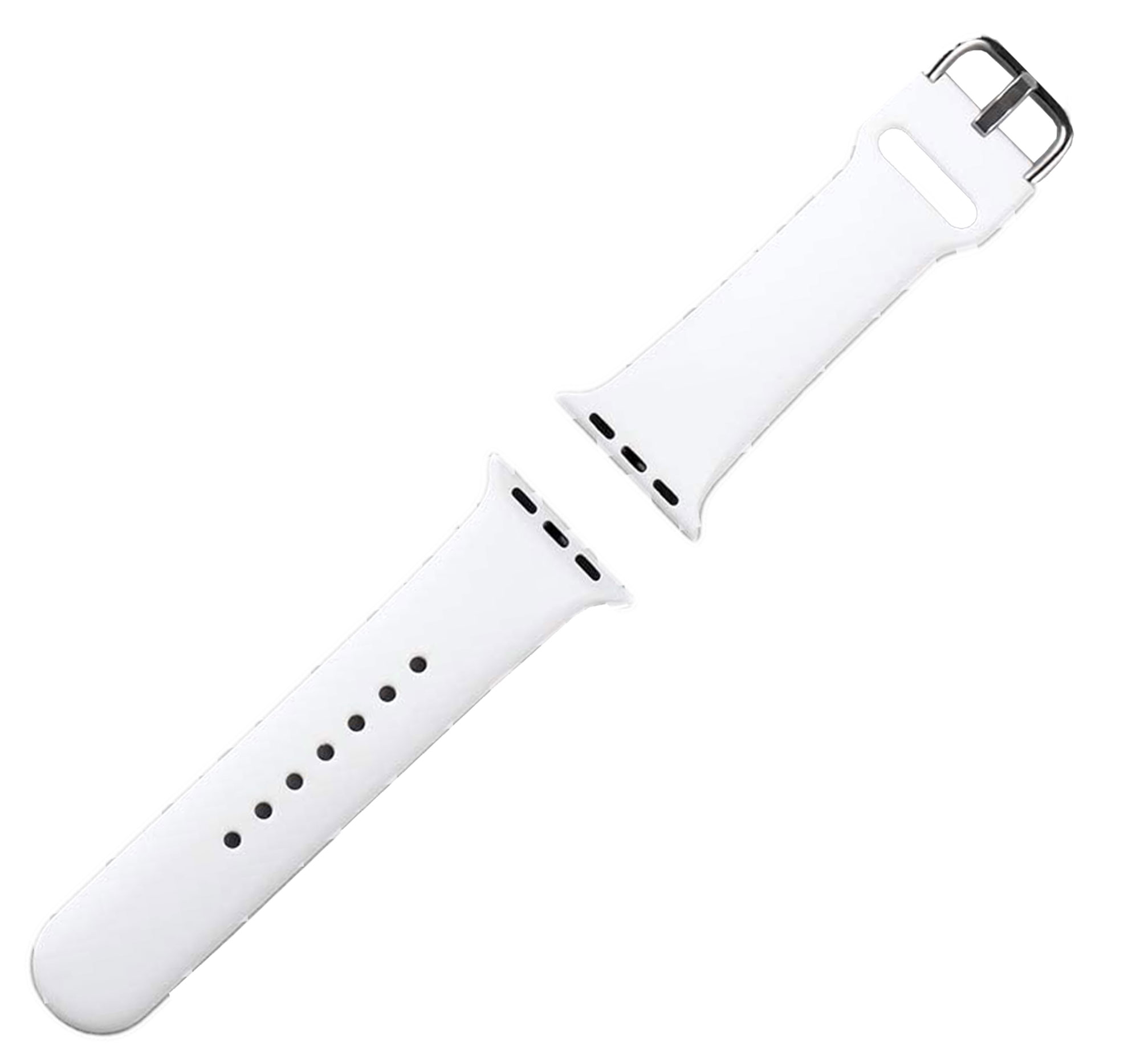 Apple, L), Ersatzarmband, mm, 41 38 40 / Watch mm, 38-0122BSAP-W LOOKIT Apple passend Watch mm, Watch Watch Weiß Ersatzband für (Länge