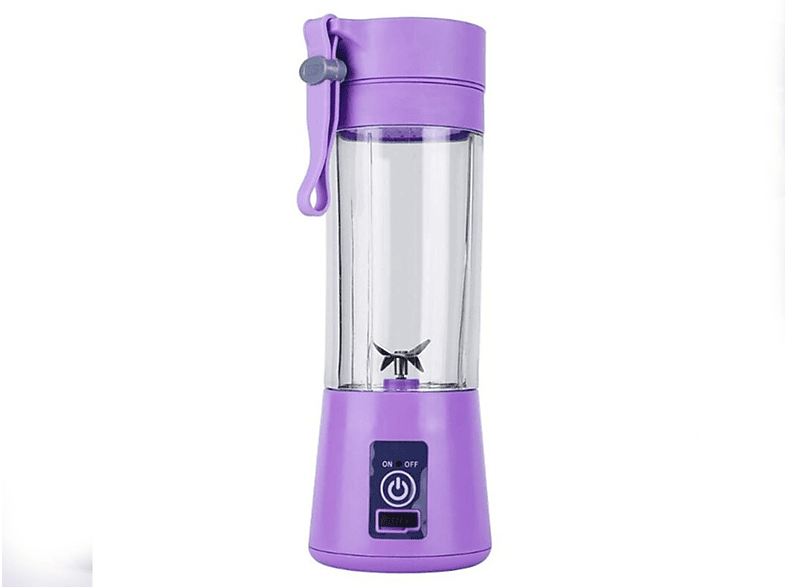 Batidora de vaso - KLACK LICUAK, 6 W, 380 ml, Morada