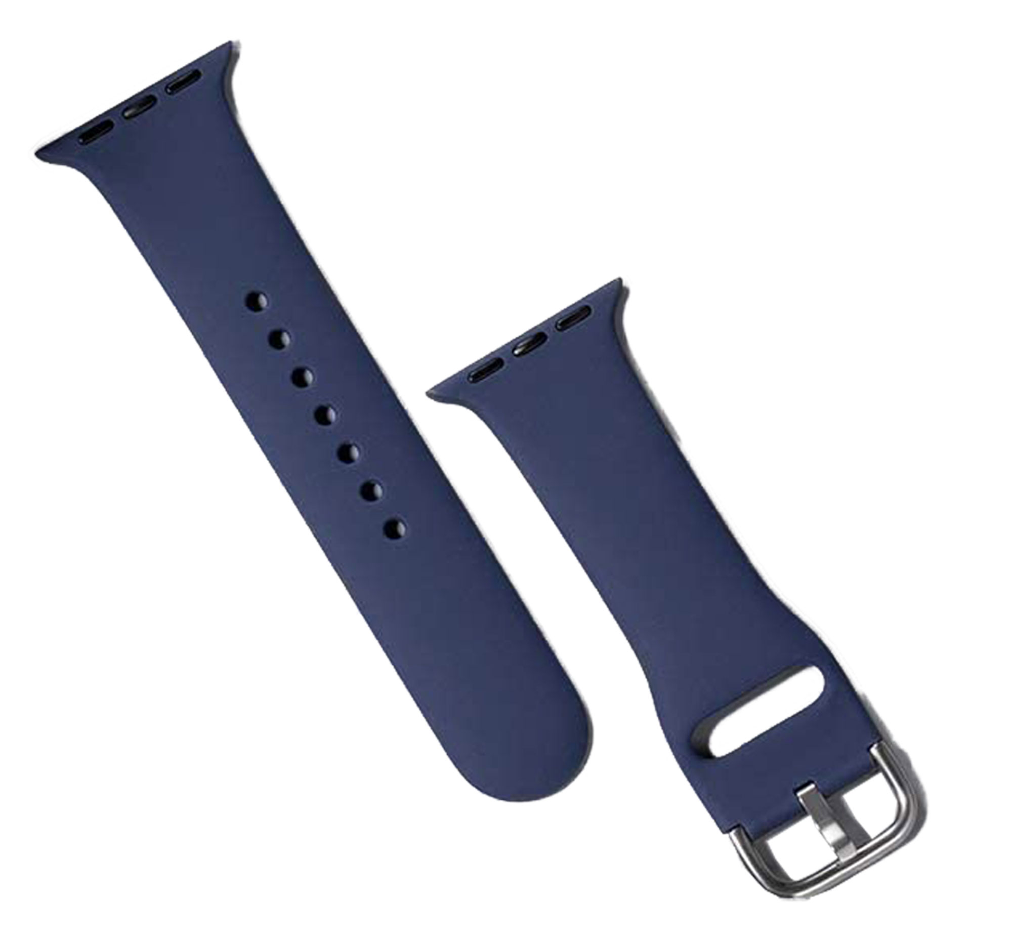 LOOKIT 42-0122BSAP-DBL Blau Ersatzarmband, Apple, Watch S), 42mm/44mm/45mm, Apple Ersatzband für / Watch (Länge
