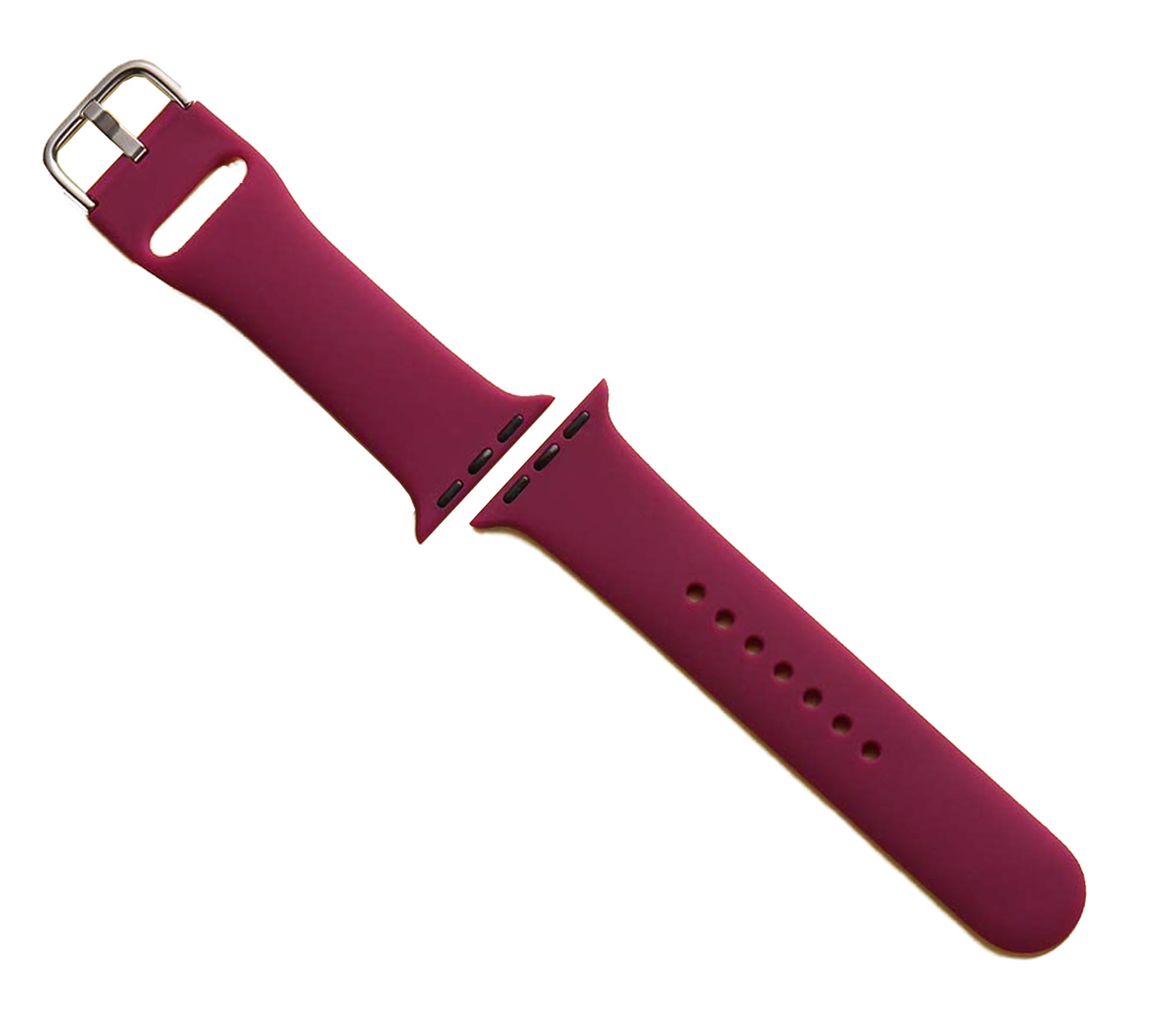 LOOKIT 42-0122BSAP-BRG Ersatzband passend Ersatzarmband, (Länge Rot Apple Watch Watch L), Apple, / für 42mm/44mm/45mm