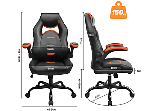 BASETBL F015-O Gaming Stuhl, Orange