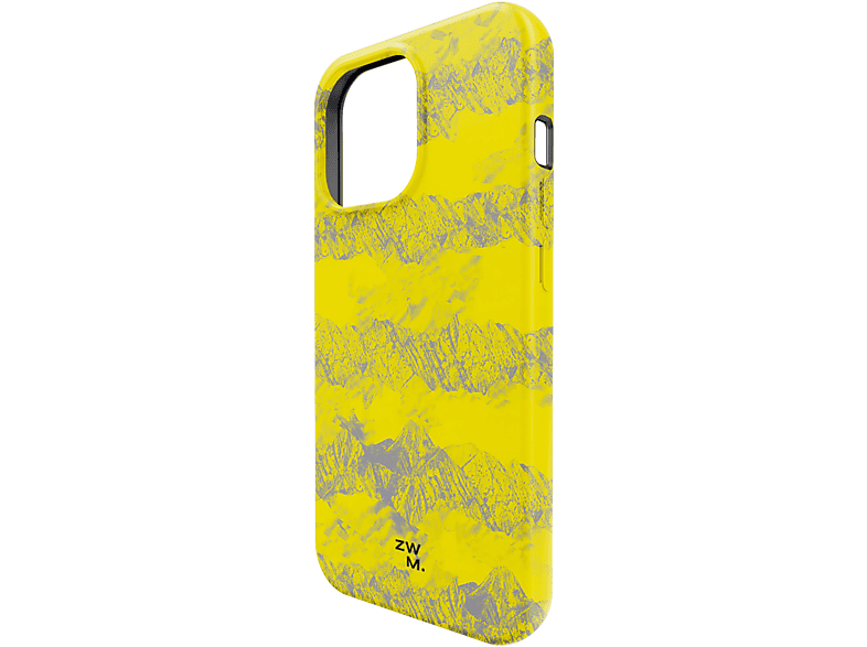 ZWM _13PM, Backcover, Apple, iPhone yellow/black Pro, 12/12