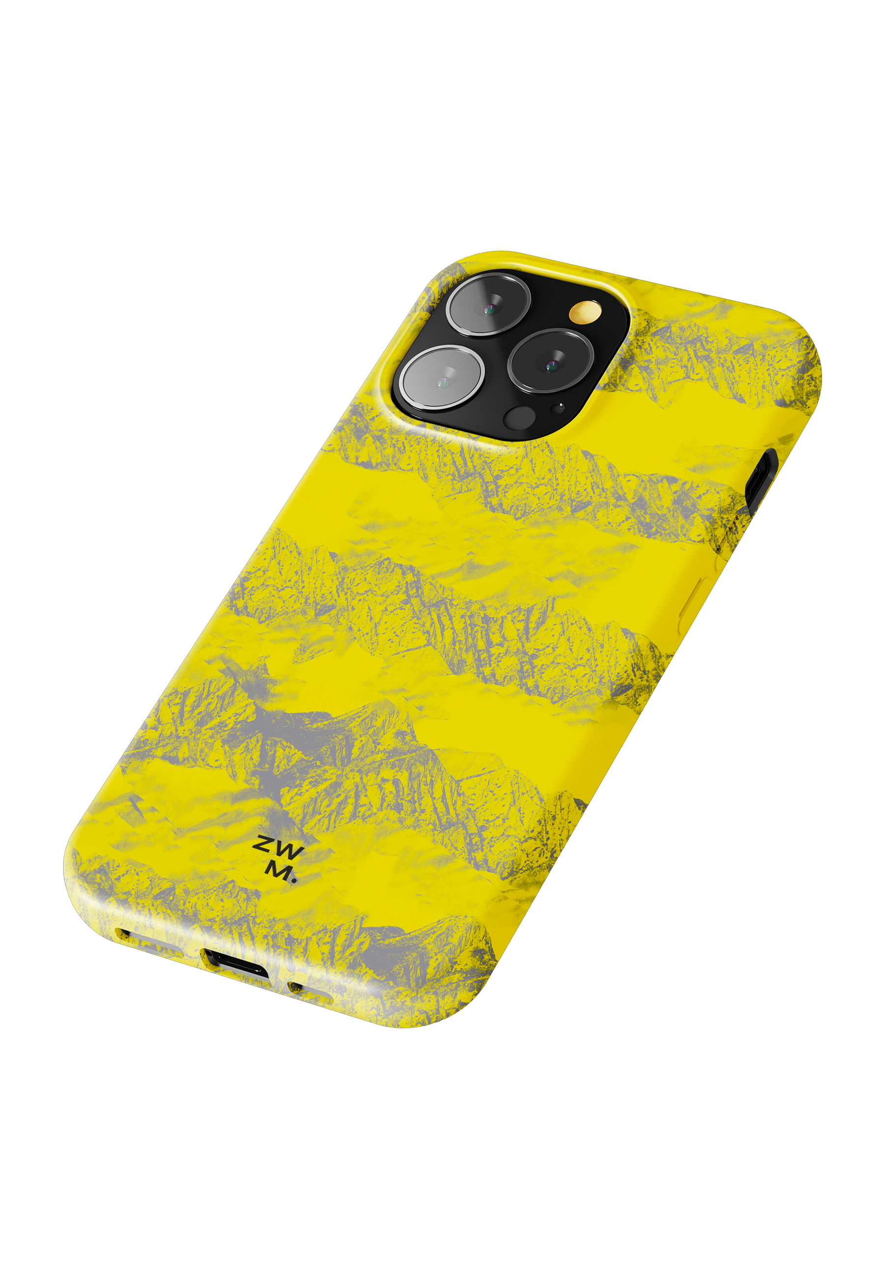 _13PM, iPhone yellow/black 12/12 Backcover, Apple, Pro, ZWM