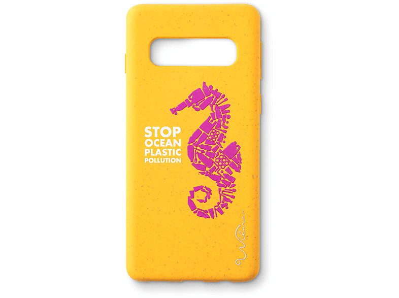 WILMA Samsung, S10, Galaxy BY yellow ORS10, Backcover, FASHION ECO