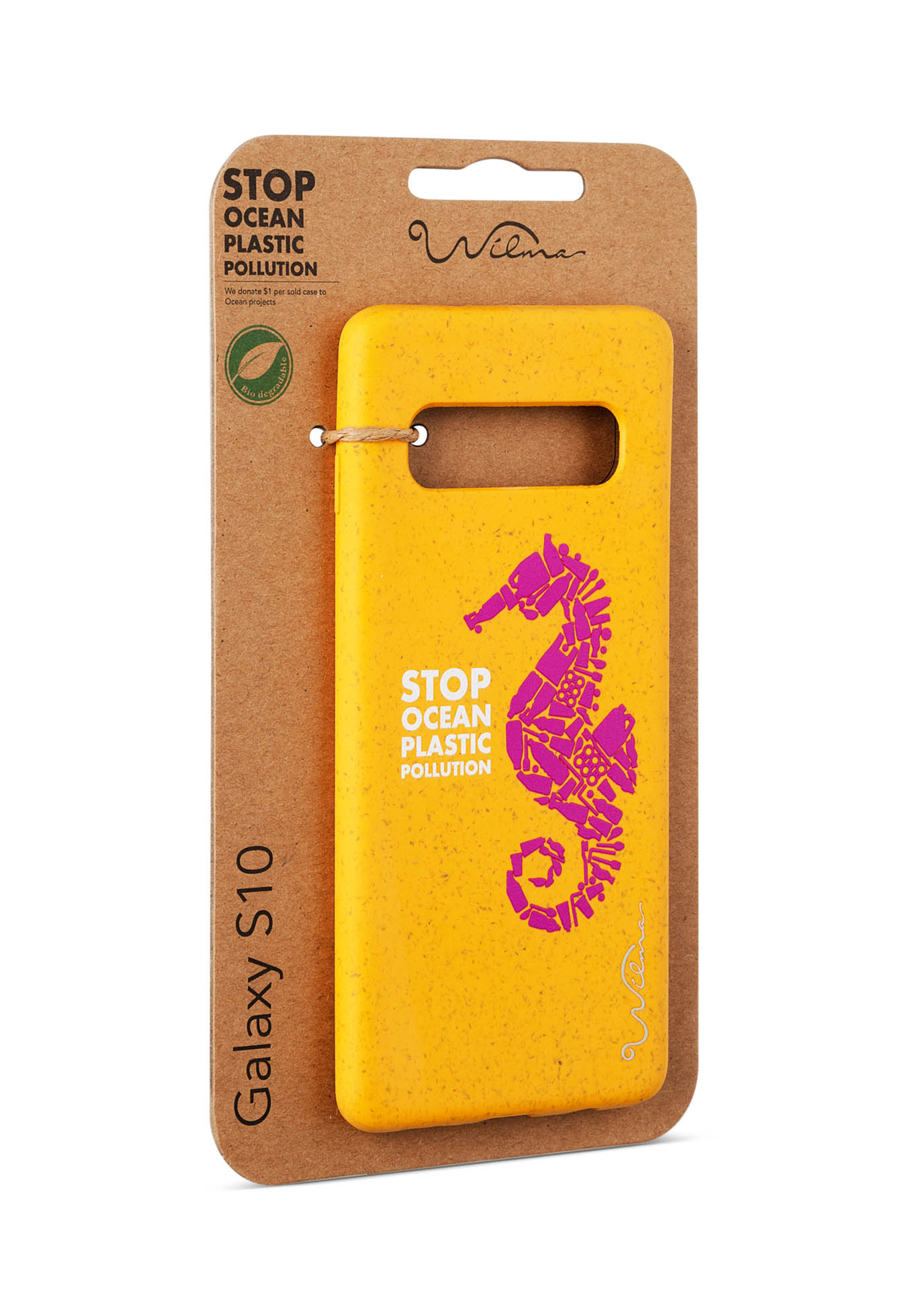 ECO FASHION BY WILMA Backcover, yellow Galaxy S10, ORS10, Samsung