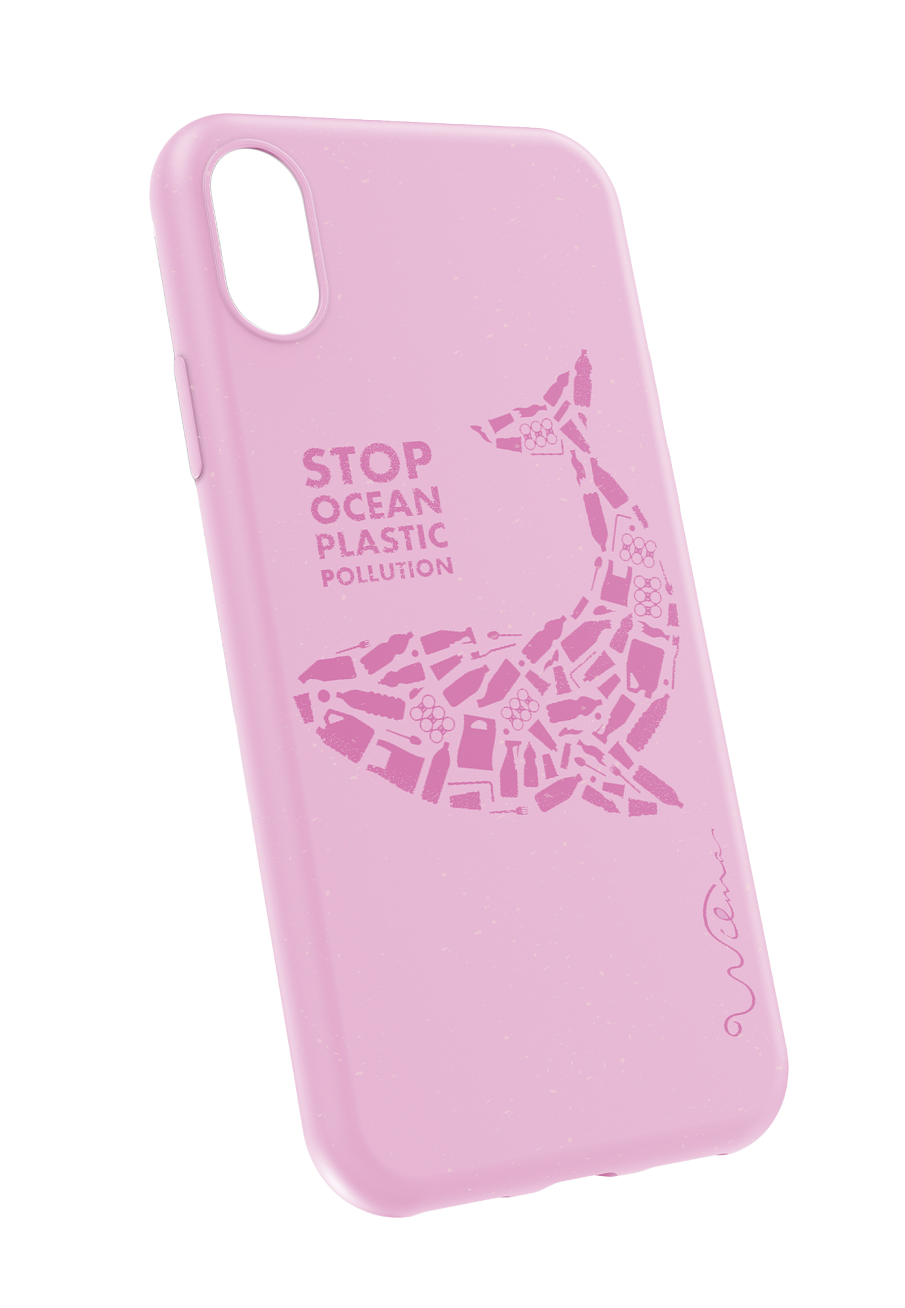 ECO FASHION BY WILMA Apple, Backcover, pink RIPXS, iPhone X/XS