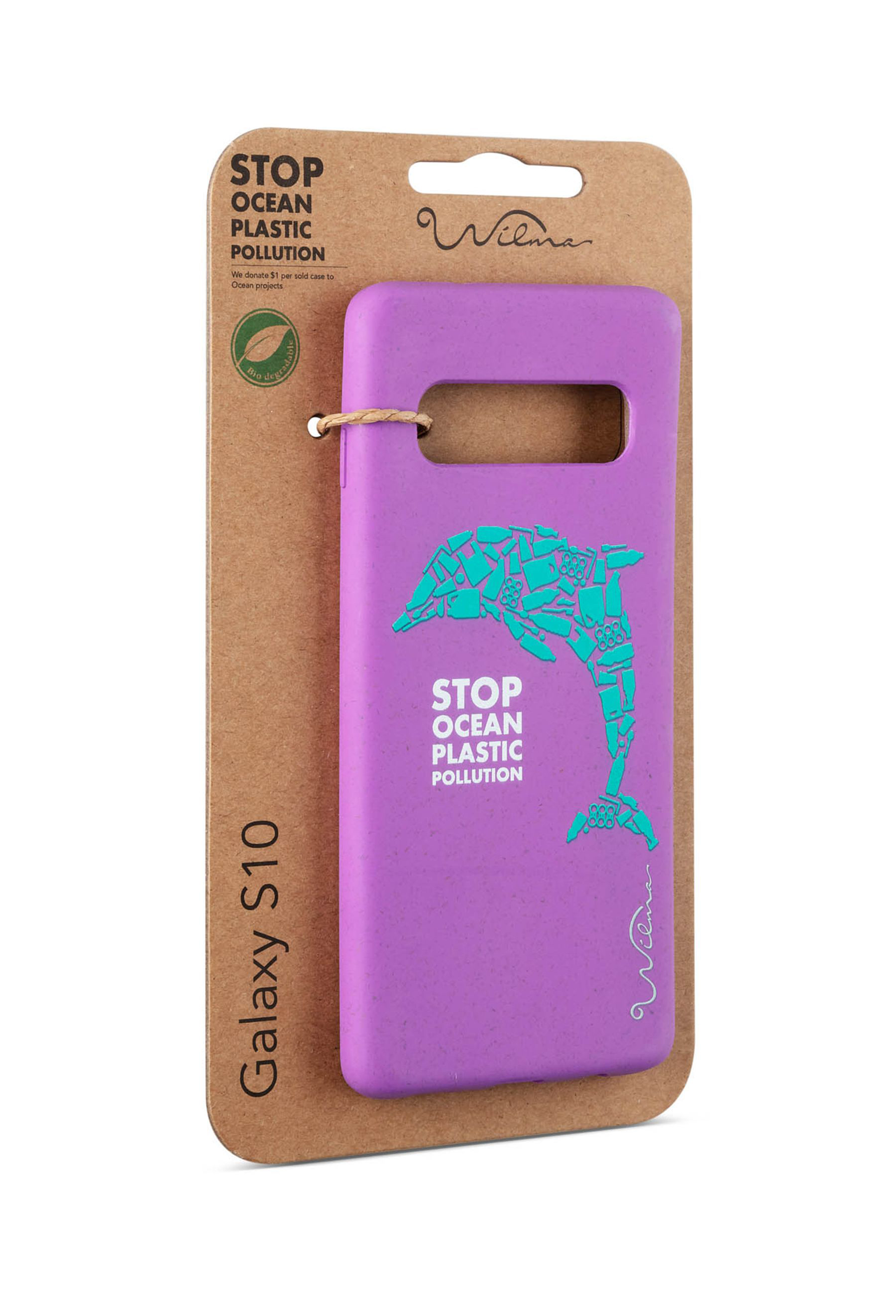 BY ECO Backcover, purple WILMA FASHION Samsung, Galaxy ORS10, S10,