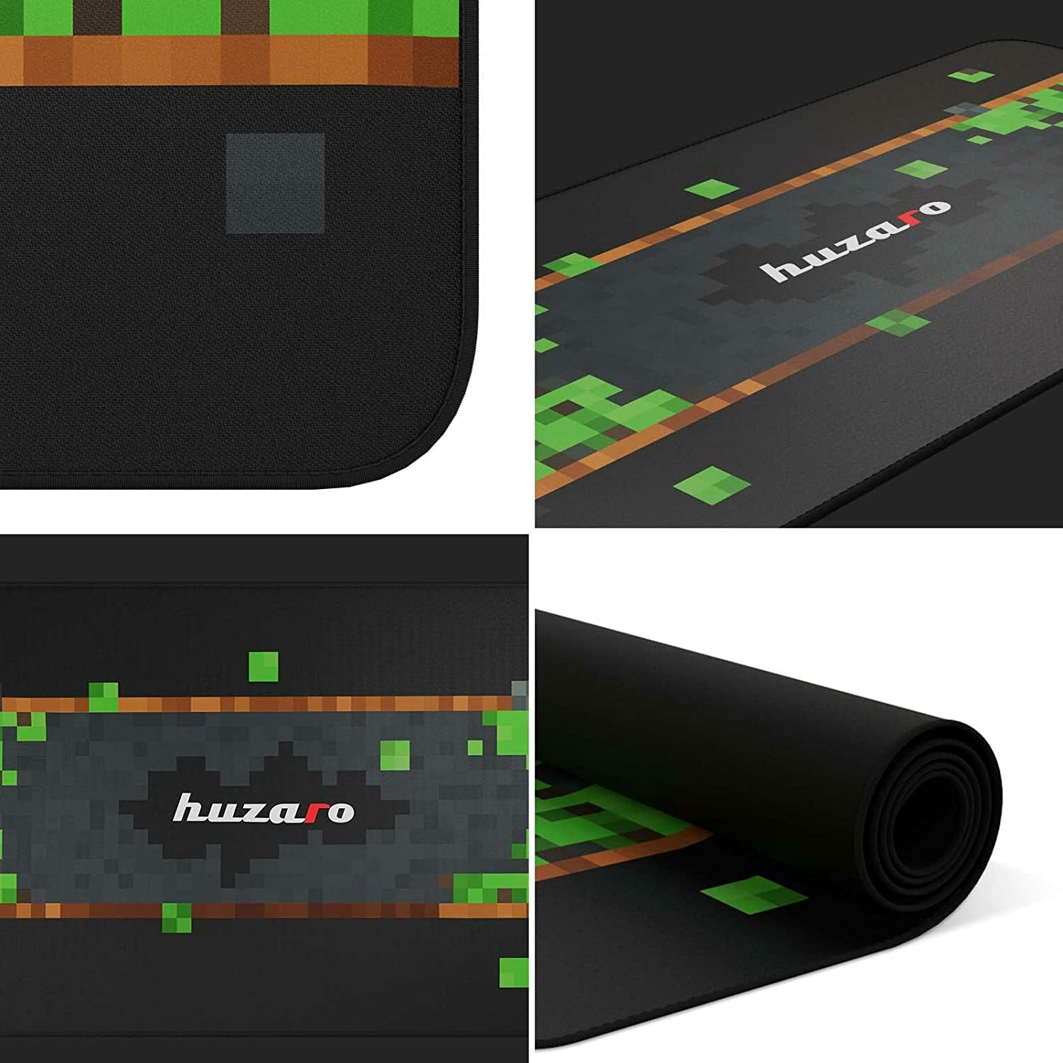 HUZARO XL Anti-Rutsch Gaming Mauspad (40 x 80 cm) cm