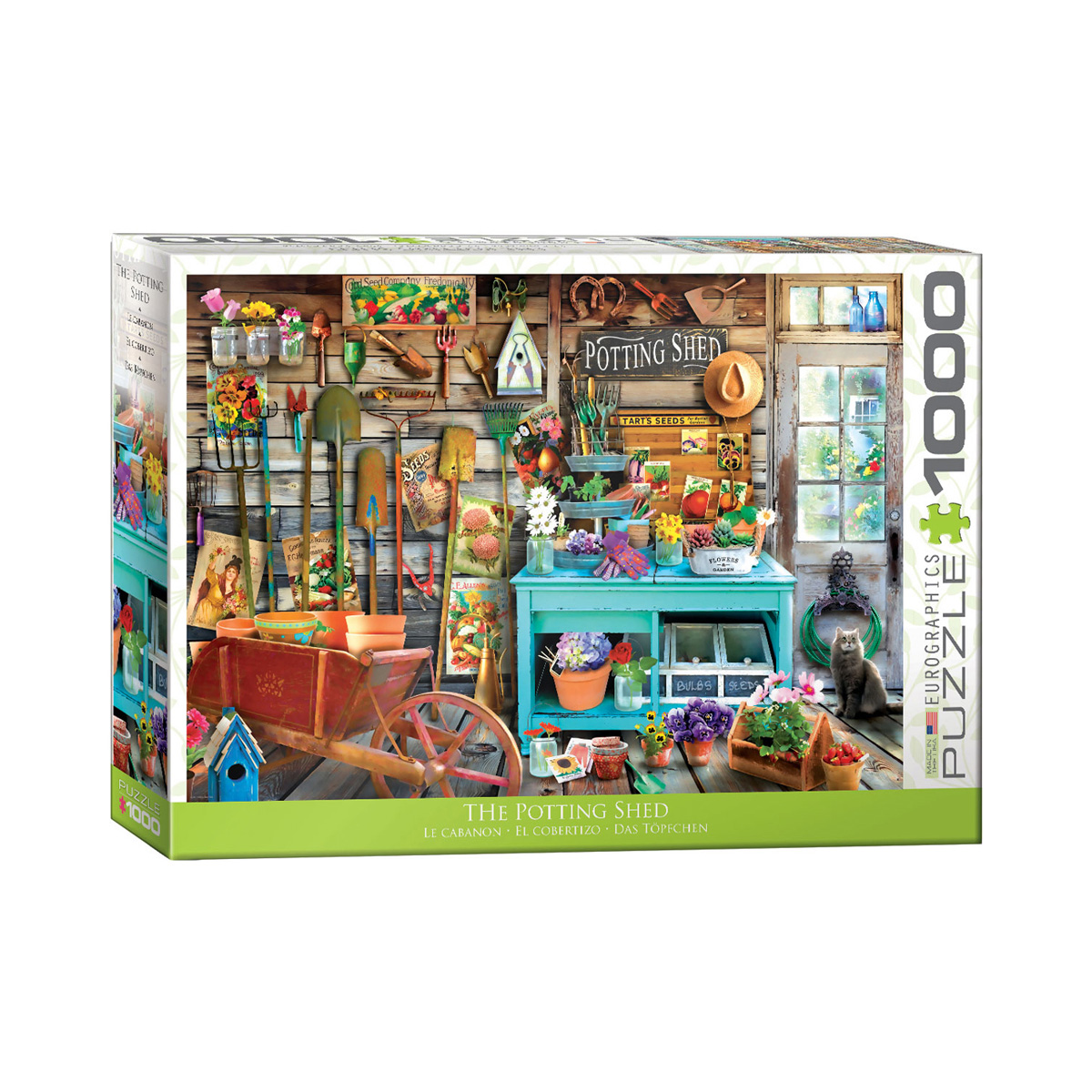 1000 Teile Gartenlaube - Puzzle Wundervolle Gartentraum