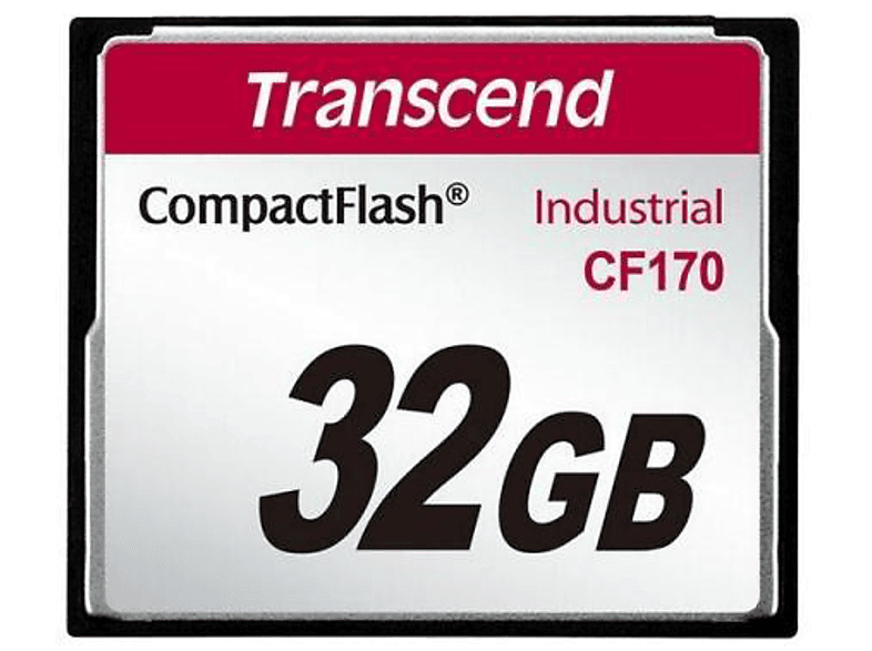 TRANSCEND TS32GCF170, 87 32 MB/s Compact Flash Speicherkarte, GB