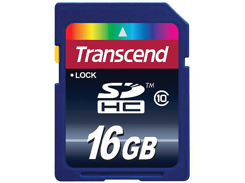 TRANSCEND TS16GSDHC10, SDHC Speicherkarte, 16 20 GB, MB/s