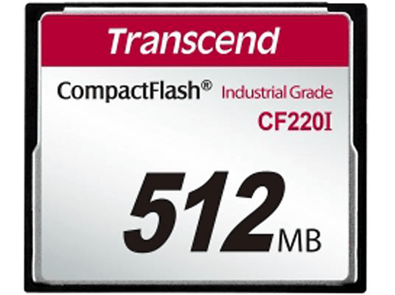 TRANSCEND TS512MCF220I, MB/s 40 GB, Speicherkarte, Compact Flash 512