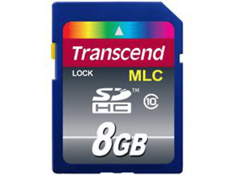TRANSCEND TS8GSDHC10, SDHC Speicherkarte, 8 MB/s 20 GB