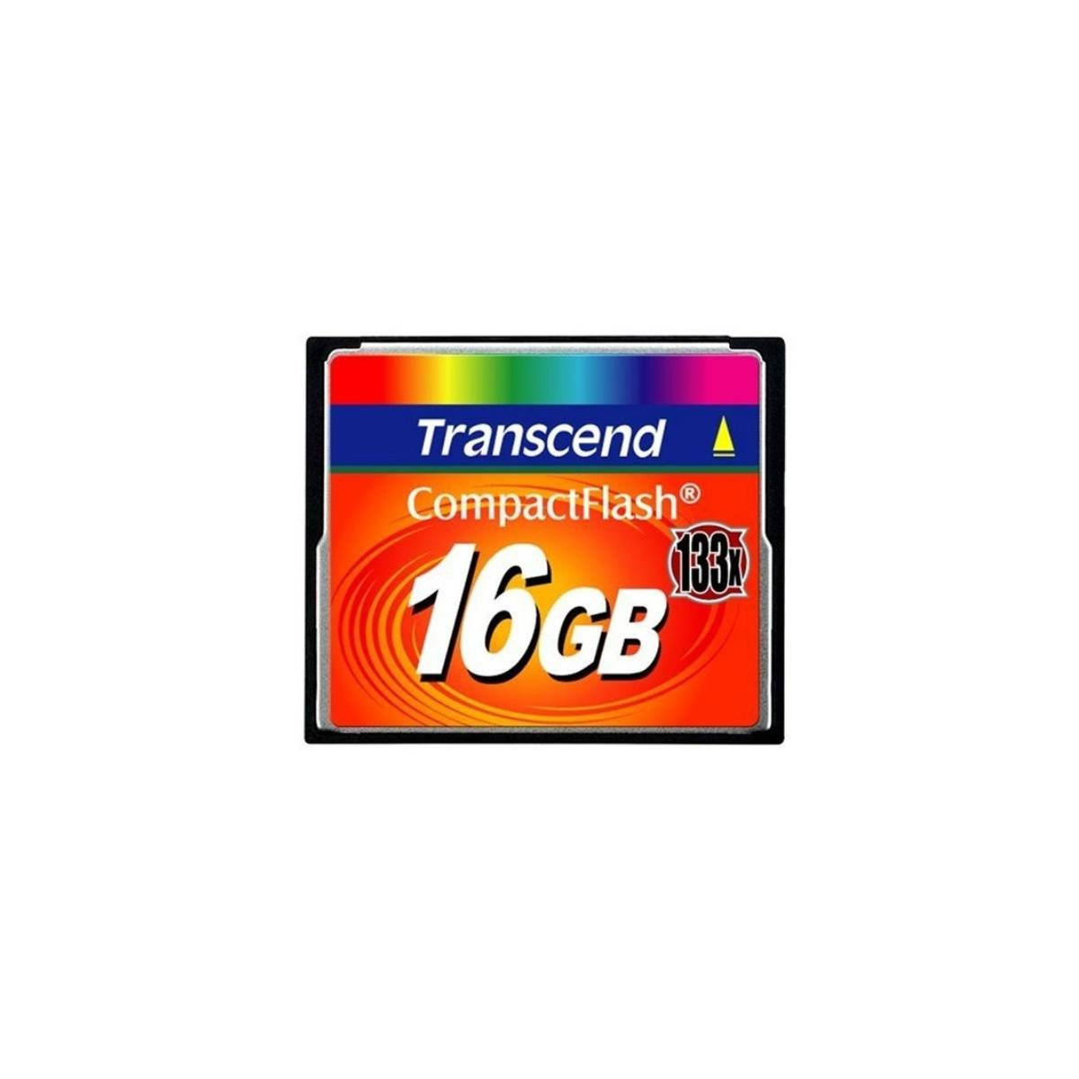 TRANSCEND TS16GCF133, Compact MB/s Flash 50 GB, 16 Speicherkarte